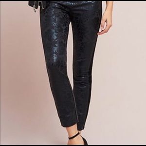 🍃ANTHROPOLOGIE BLACK TUXEDO SKINNY PANT🍃